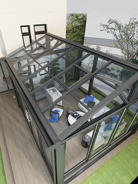 斜顶铝合金阳光房